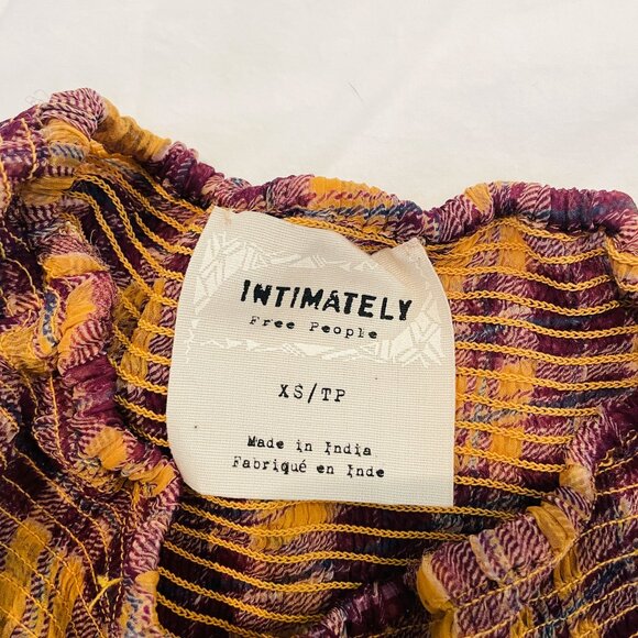 Free People Intimately Strapless Smocked Tube Boho Chic Maxi Dress/Top - Picture 15 of 15